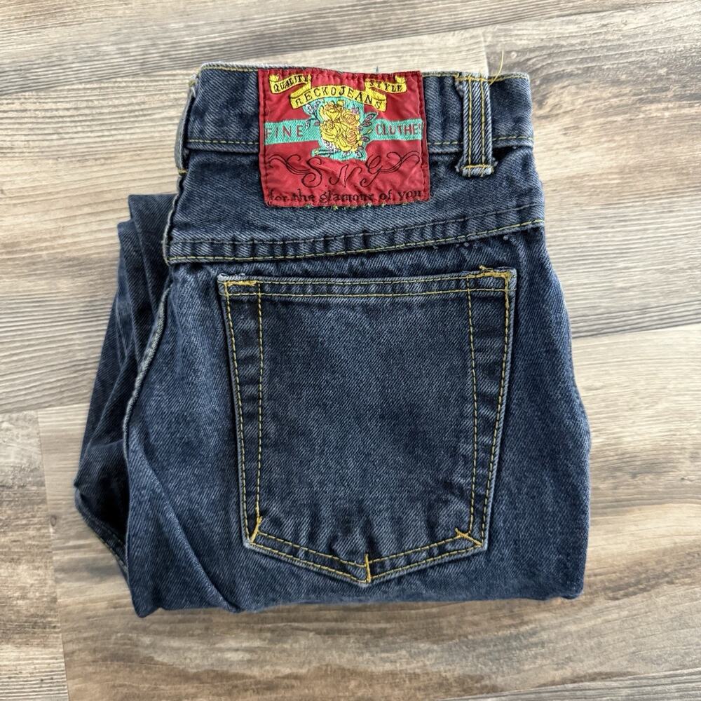 Vintage Echo Jeans High Waisted Tapered Denim Pants Zip Ankle Women’s 29